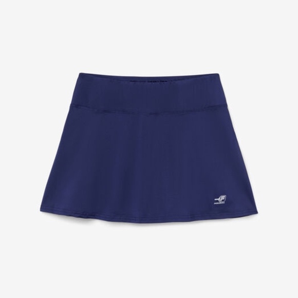 FILA Navy Stretch Pickleball Flounce Skort Skirt Shorts Sports, Size M - Picture 2 of 9
